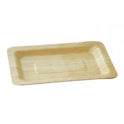 Piatto bambù rettangolare 200 x 140 x 10mm (100 pcs)