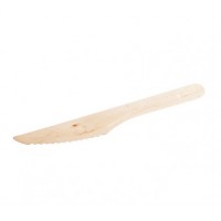 Coltello Legno usa e getta, 16,5 cm (2000 pcs)