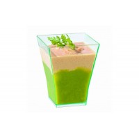 Mini bicchierino svasato plastica trasparente, 60 ml (600 pcs)