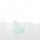 Mini bicchierino cubico plastica trasparente verde, 60 ml (600 pcs)