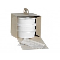 Scatola asporto con maniglia cartone kraft 17,6 x 17,6 x 15 cm (100 pcs)