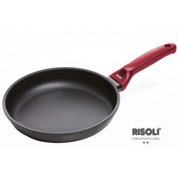 Padella in alluminio pressofuso 'Safety Cooking' con manico soft touch rosso - Ø 32 cm (4 Pezzi)