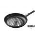 Padella BBQ Manico CLICK con texture specifica per cottura al barbecue