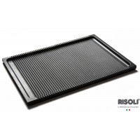 Piastra Barbeque Grigliata in Alluminio Pressofuso - 38x26,5 cm