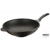 Wok 'PROFESSIONALE' in Alluminio Pressofuso - Ø 32 cm