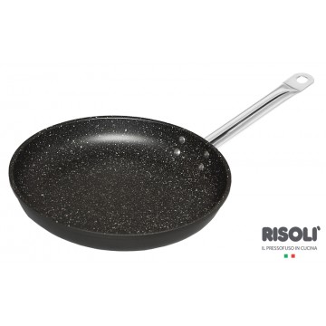 Padella Granito 'PROFESSIONALE-CLASSICA' per cottura induzione con manico inox (4 Pezzi)