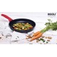 Padella 'SAFETY COOKING' per cottura induzione con manico soft touch rosso