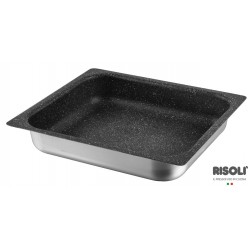 Teglia 'PROFESSIONALE-GASTRONORM' 1/2 in alluminio pressofuso - 26,5x32,5x2h cm (4 Pezzi)