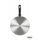 Disco induttore universale inox con manico smontabile