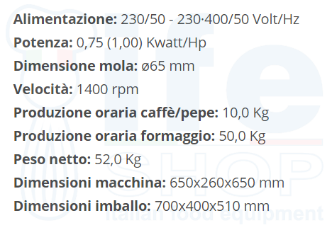 Macina Caffè e pepe con dosatore ferma sacchetto manopola